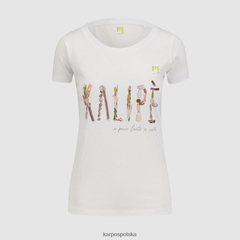 koszulka | Jasny biały 40266X1346 kobiety Karpos Kalip w koszulce