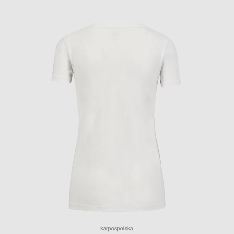 koszulka | Jasny biały 40266X1346 kobiety Karpos Kalip w koszulce