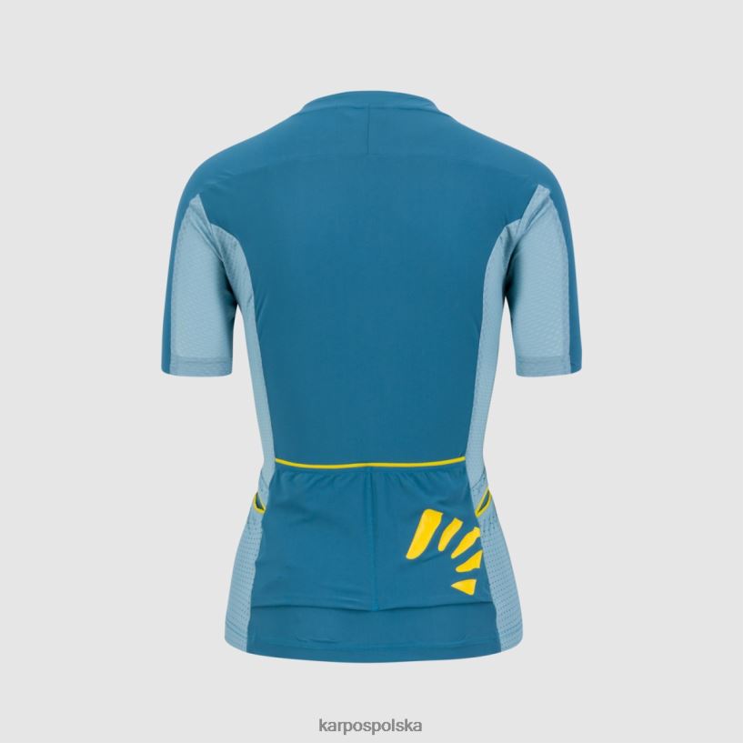 koszulka | błękit Adriatyku/korsarz 40266X1222 kobiety Karpos pralongia evo w koszulce