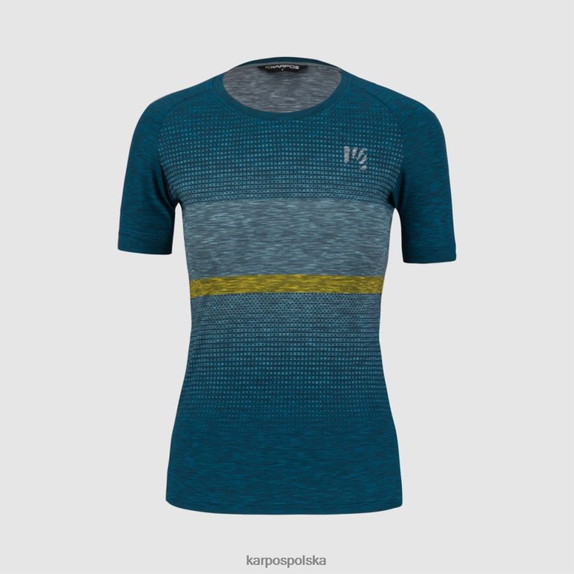 koszulka | błękit korsarski/adriatycki 40266X1252 kobiety Karpos werwą, którą robimy