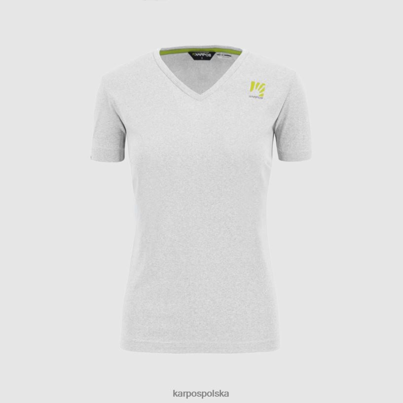 koszulka | biały 40266X1296 kobiety Karpos Alta via Polartec w koszulce
