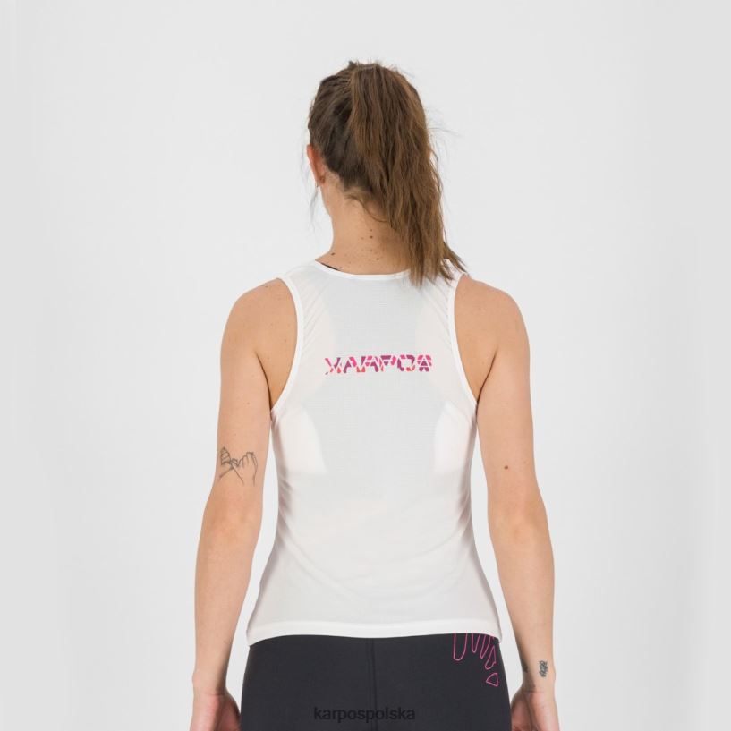 koszulka | biały 40266X1384 kobiety Karpos loma w górze