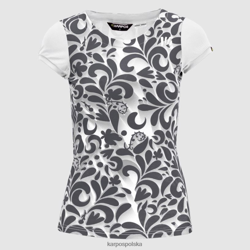 koszulka | biały/ombre niebieski 40266X1308 kobiety Karpos nadruk loma w koszulce
