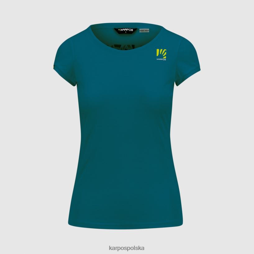 koszulka | corsair/niebieski adriatycki/cytrynowy cu 40266X1371 kobiety Karpos loma w koszulce
