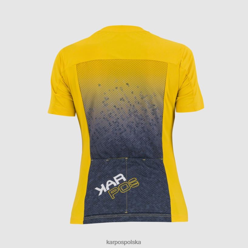 koszulka | cytrynowe curry/ombre niebieski 40266X1230 kobiety Karpos verve evo w koszulce