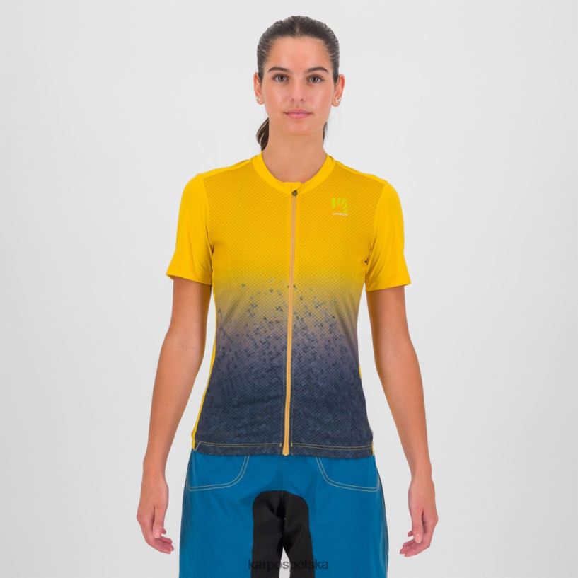 koszulka | cytrynowe curry/ombre niebieski 40266X1230 kobiety Karpos verve evo w koszulce