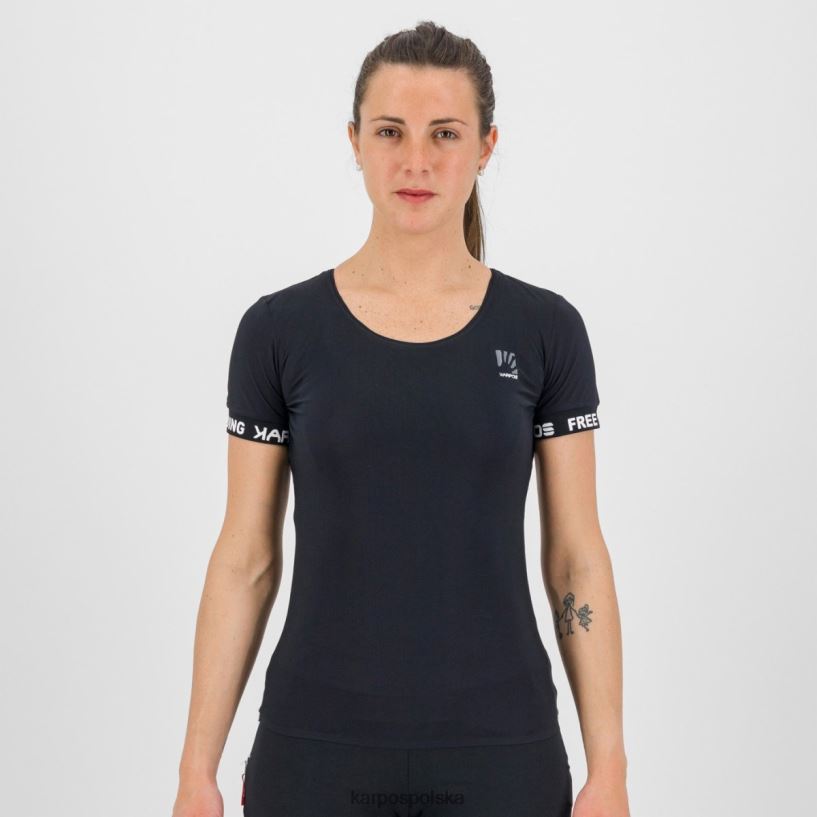 koszulka | czarny 40266X1275 kobiety Karpos easyfrizz w koszulce