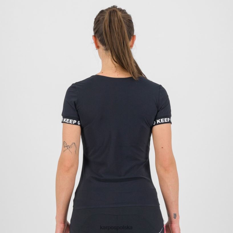koszulka | czarny 40266X1275 kobiety Karpos easyfrizz w koszulce