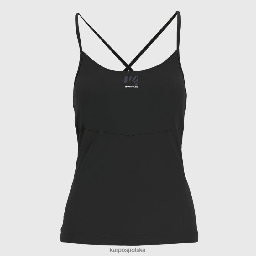 koszulka | czarny 40266X1288 kobiety Karpos easyfrizz z góry