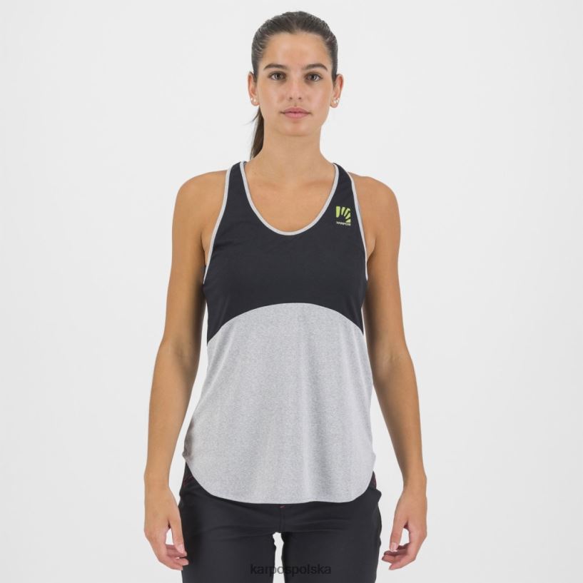 koszulka | czarny biały 40266X1300 kobiety Karpos Alta przez Polartec ze zbiornikiem