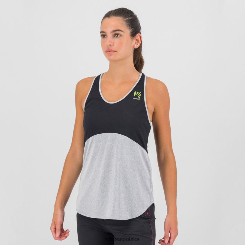 koszulka | czarny biały 40266X1300 kobiety Karpos Alta przez Polartec ze zbiornikiem