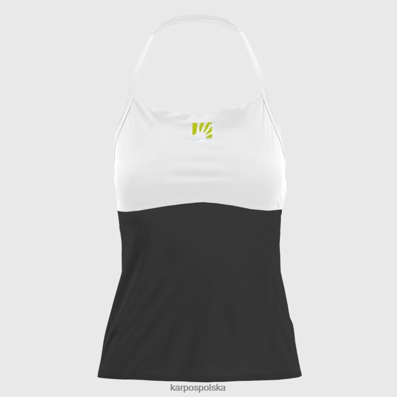 koszulka | czarny biały 40266X1340 kobiety Karpos wyluzowane słońce w górze