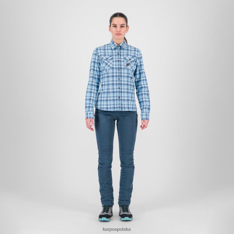 koszulka | górskie źródło/morze Beringa 40266X1220 kobiety Karpos martora w zimowej koszuli