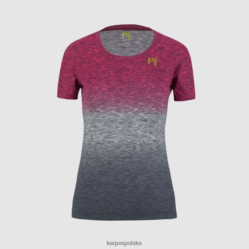 koszulka | gorący koral/vintage indygo 40266X1266 kobiety Karpos prato piazza w koszulce