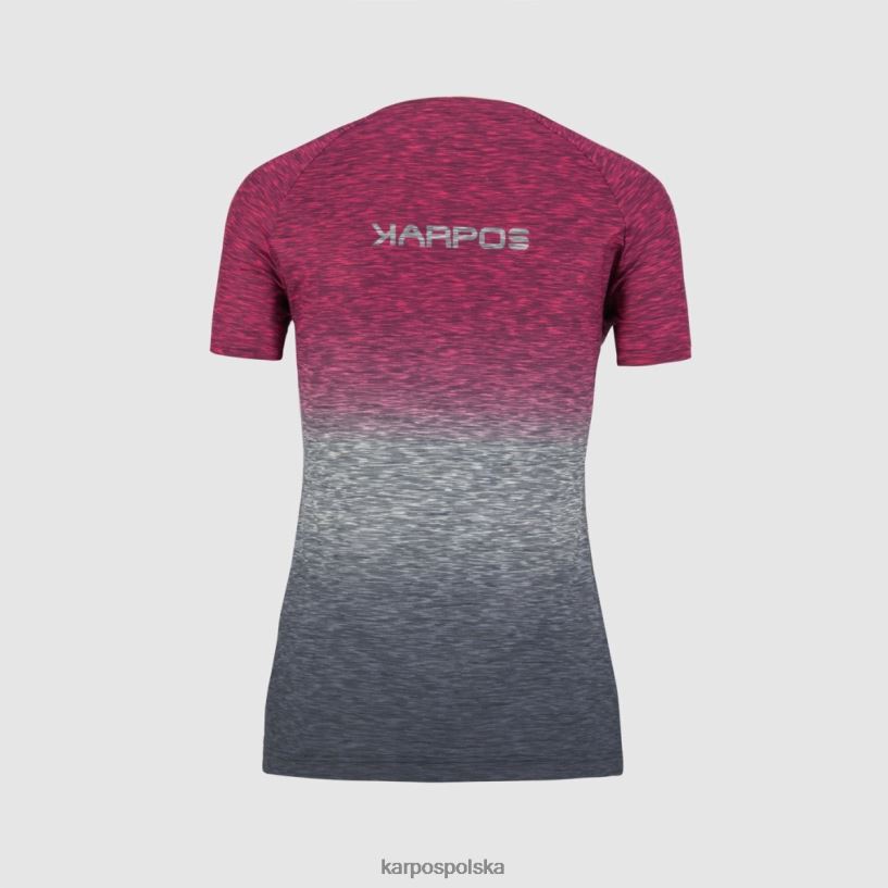 koszulka | gorący koral/vintage indygo 40266X1266 kobiety Karpos prato piazza w koszulce