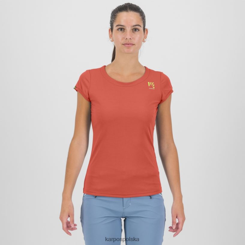 koszulka | gorący koral/vintage indygo/chmura 40266X1370 kobiety Karpos loma w koszulce
