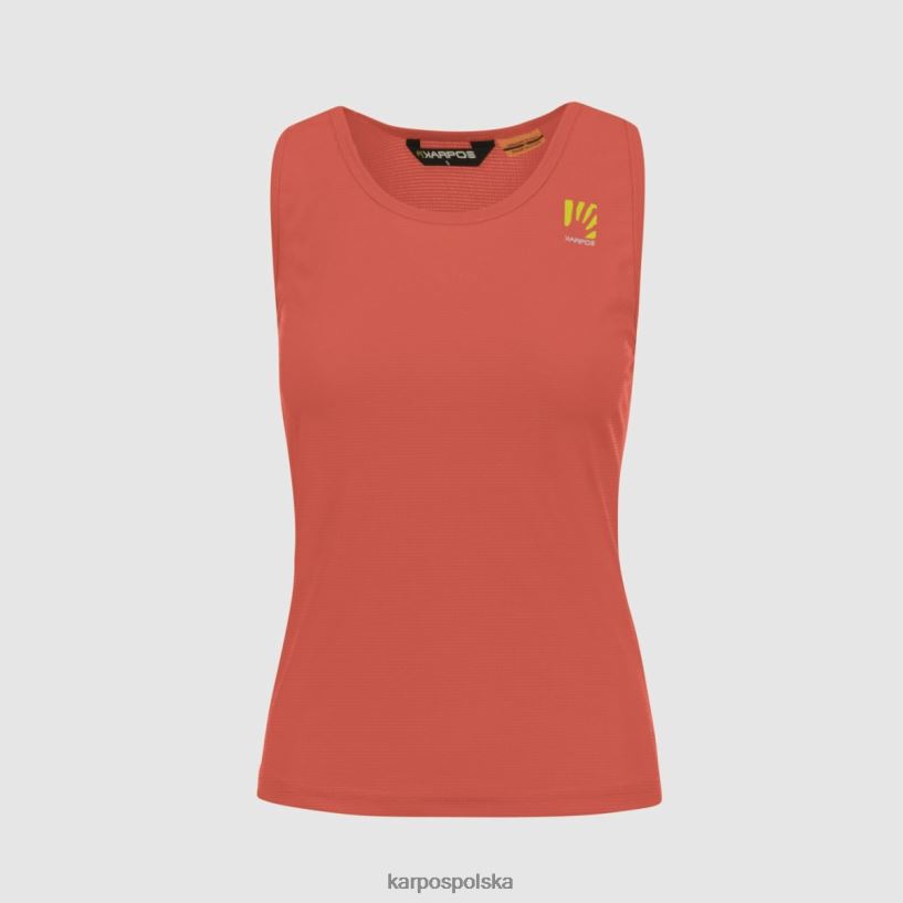 koszulka | gorący koral/vintage indygo/chmura 40266X1382 kobiety Karpos loma w górze