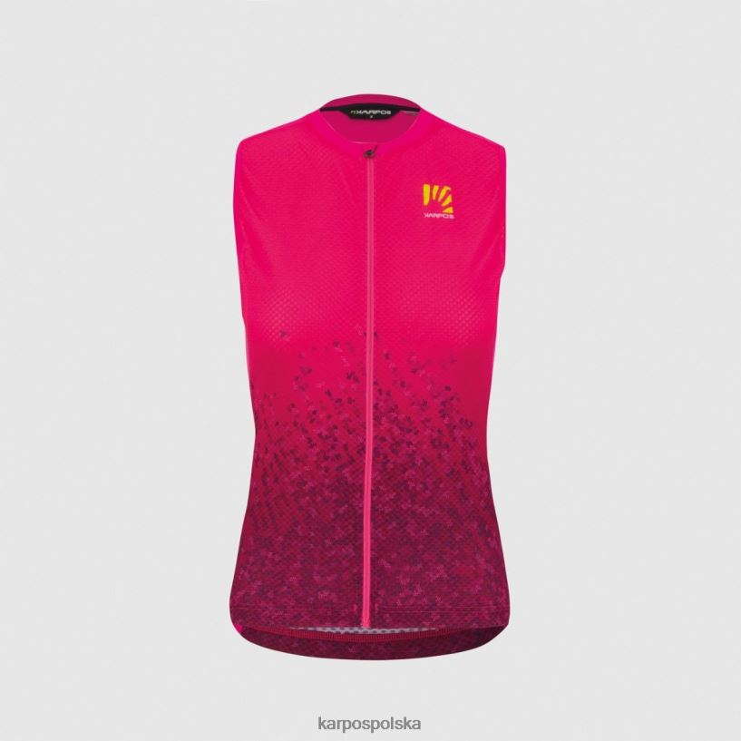 koszulka | kabaretowo-purpurowa mgła 40266X1235 kobiety Karpos verve evo bez rękawów