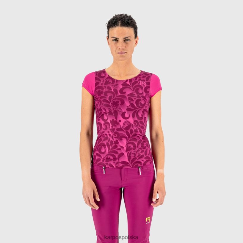 koszulka | kabaretowy/biały 40266X1309 kobiety Karpos nadruk loma w koszulce