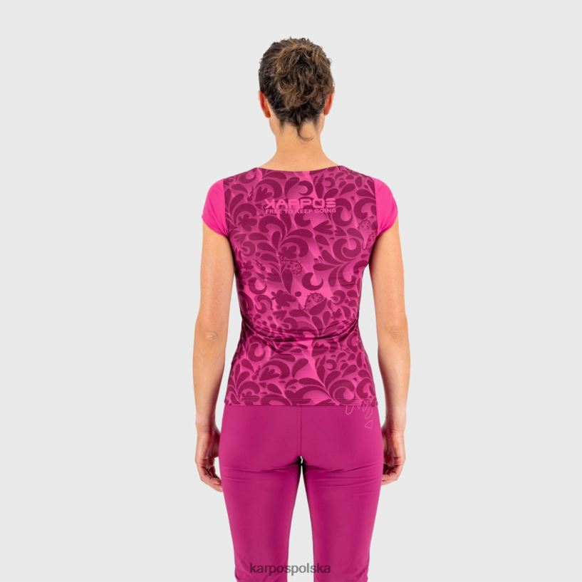 koszulka | kabaretowy/biały 40266X1309 kobiety Karpos nadruk loma w koszulce