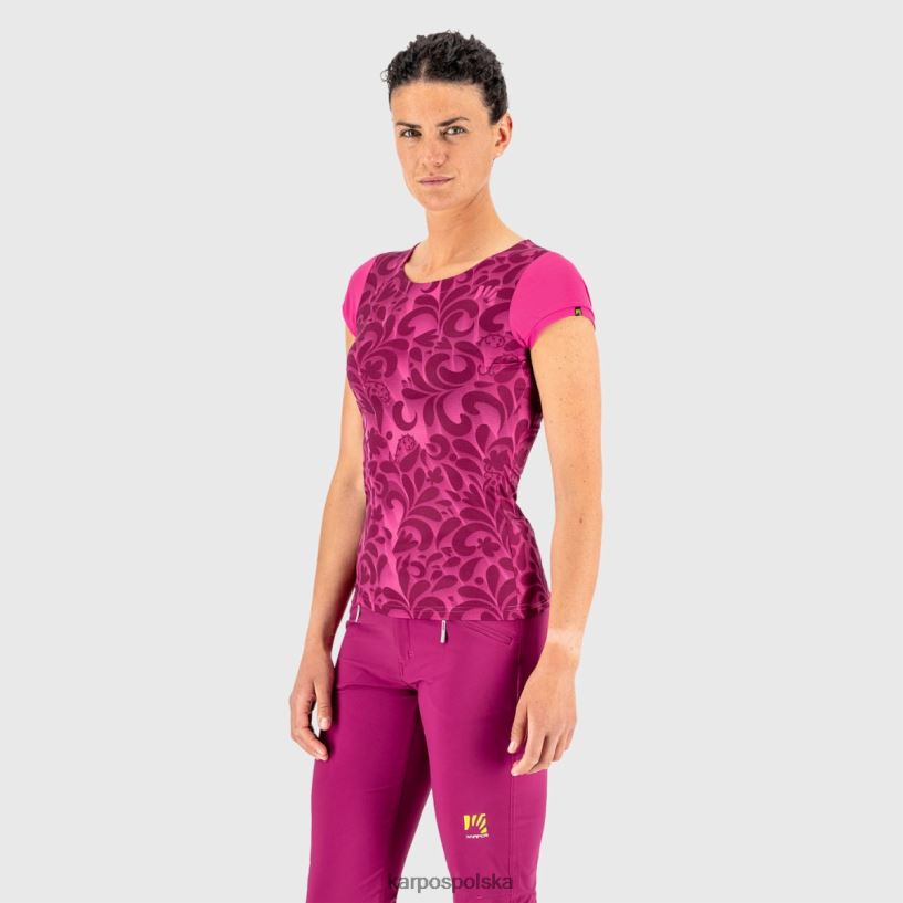 koszulka | kabaretowy/biały 40266X1309 kobiety Karpos nadruk loma w koszulce