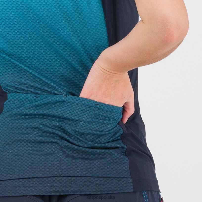 koszulka | kapitan nieba/niebieski atol 40266X1225 kobiety Karpos verve evo w koszulce
