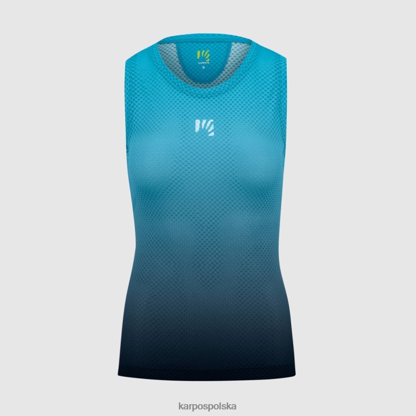 koszulka | kapitan nieba/niebieski atol 40266X1351 kobiety Karpos Verve Mesh bez rękawów