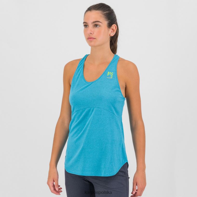 koszulka | niebieski atol 40266X1301 kobiety Karpos Alta przez Polartec ze zbiornikiem
