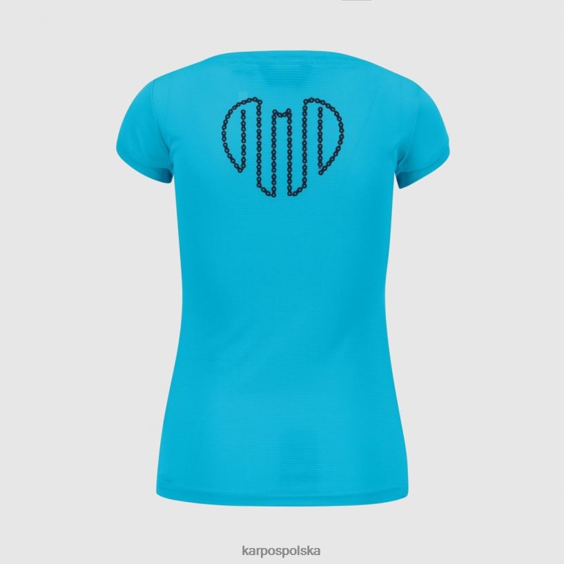 koszulka | niebieski atol 40266X1356 kobiety Karpos Val Federia w tee