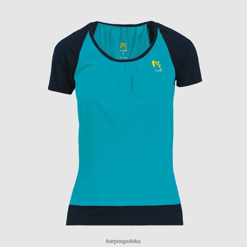 koszulka | niebieski atol/kapitan nieba 40266X1279 kobiety Karpos cengia w koszulce