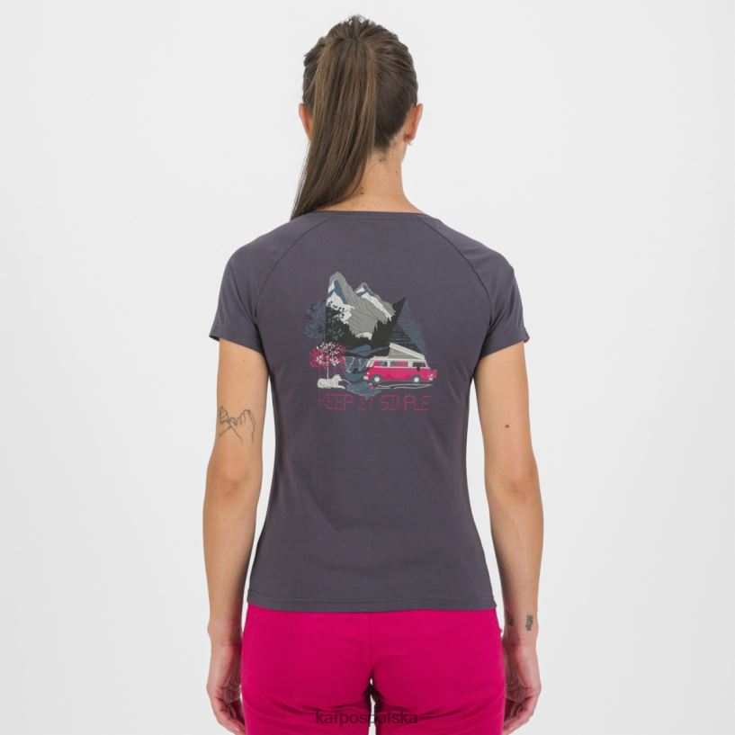 koszulka | ombre niebieski 40266X1367 kobiety Karpos Genzianella w koszulce