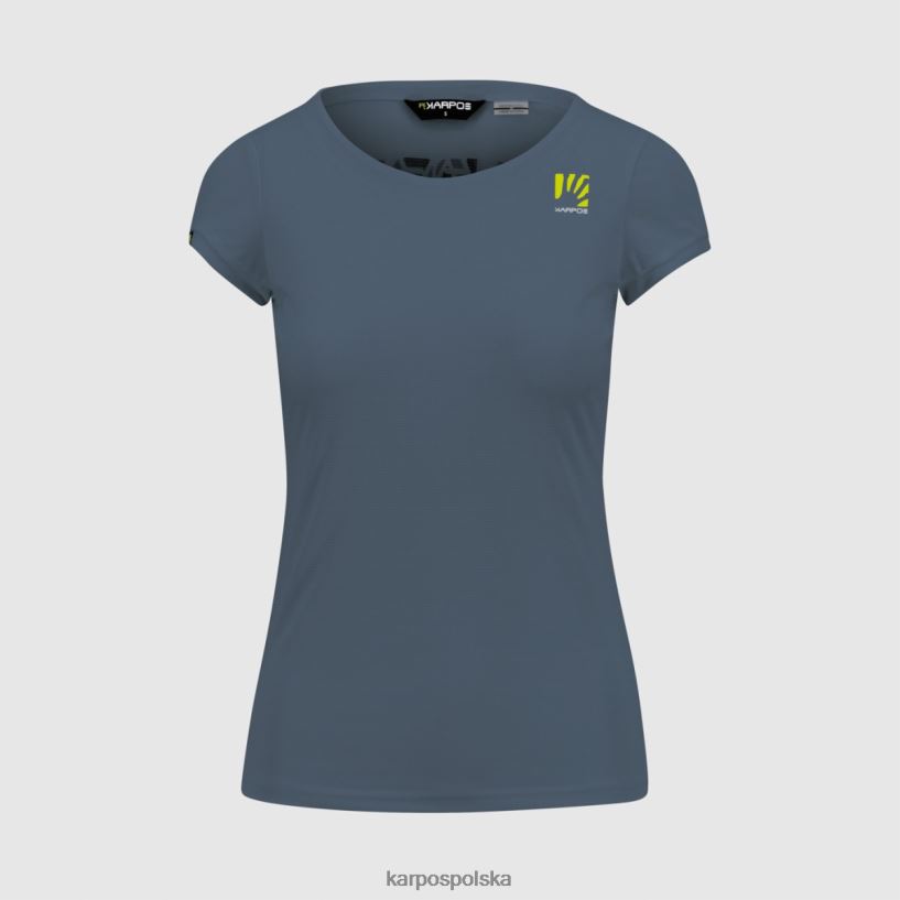 koszulka | vintage indygo/czarno/biały 40266X1379 kobiety Karpos loma w koszulce
