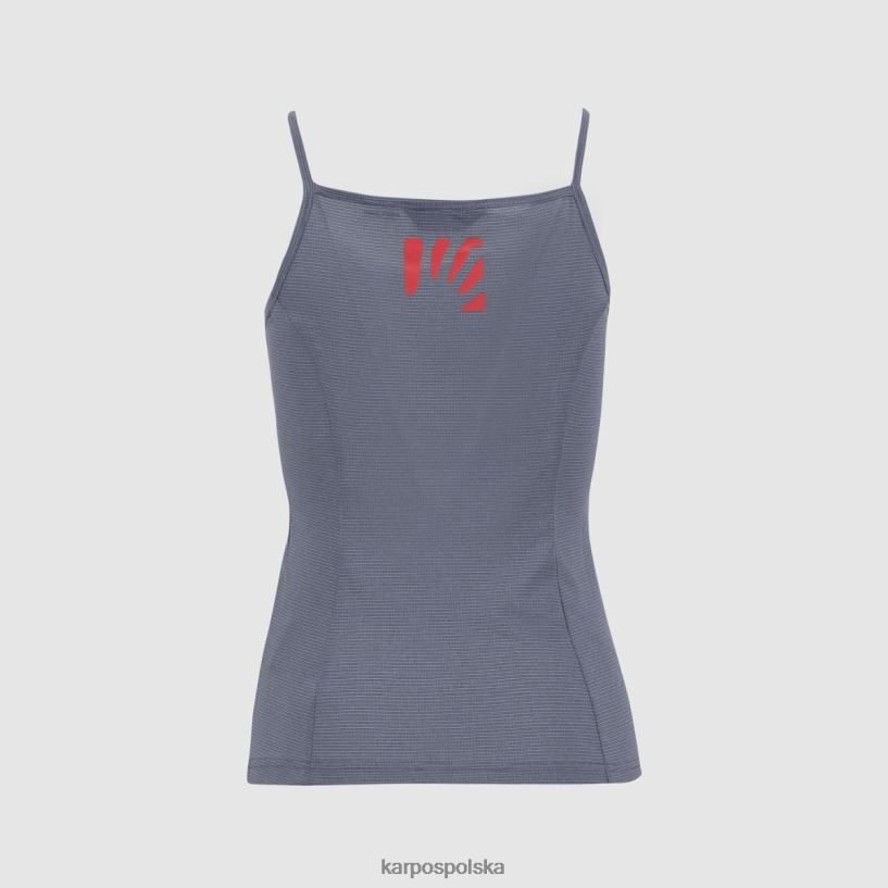 koszulka | vintage indygo/gorący koral 40266X1345 kobiety Karpos Bull Sun Evo w górę