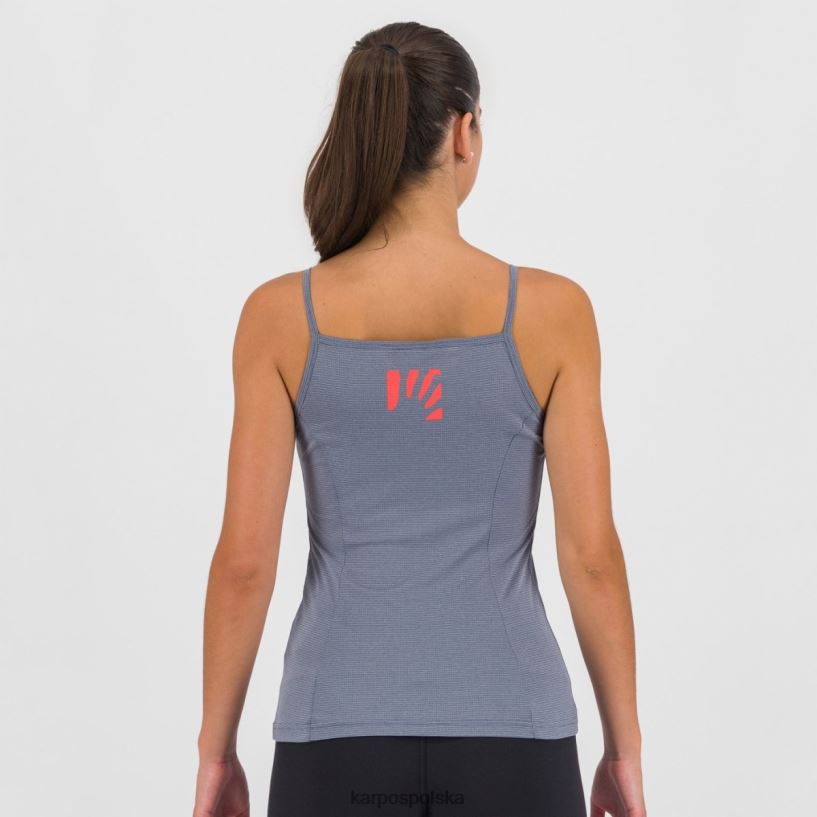 koszulka | vintage indygo/gorący koral 40266X1345 kobiety Karpos Bull Sun Evo w górę