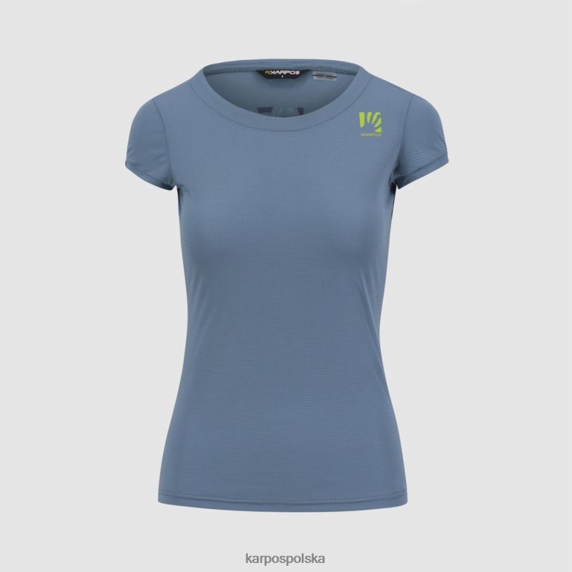 koszulka | wiosenne jezioro/akwamaryn/vintage 40266X1378 kobiety Karpos loma w koszulce