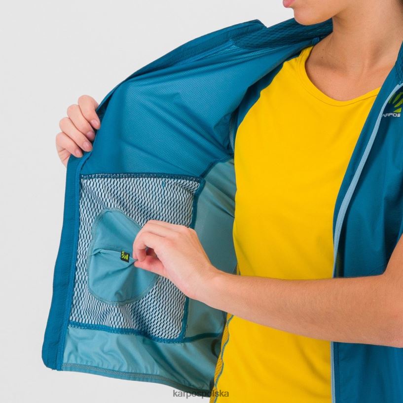 kamizelka | błękit korsarski/adriatycki 40266X1107 kobiety Karpos lavaredo w kamizelce