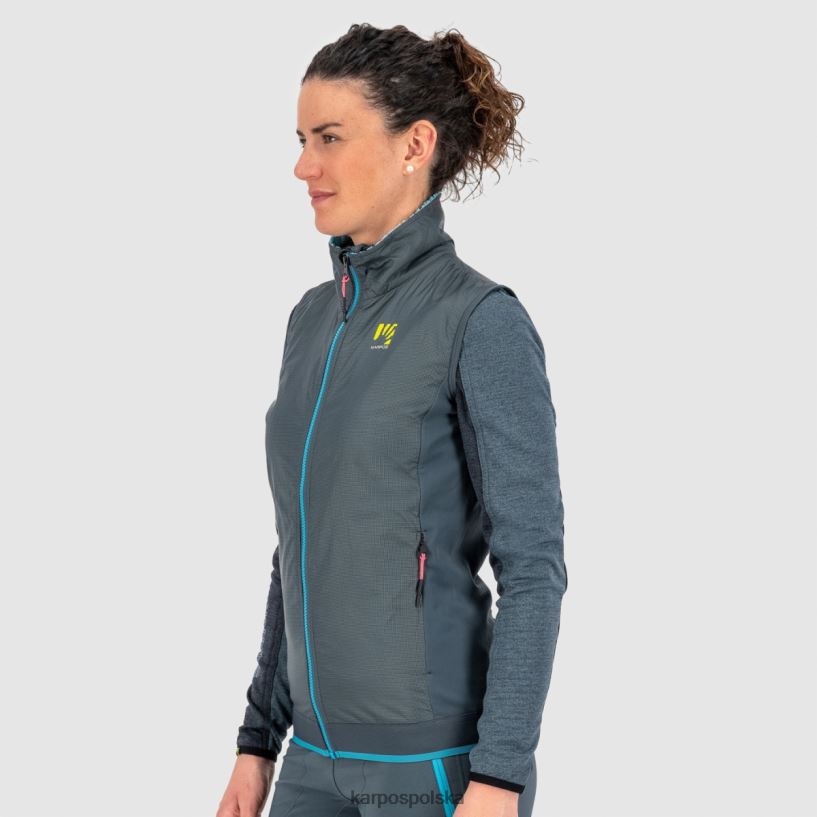 kamizelka | ciemny łupek 40266X1064 kobiety Karpos federa w kamizelce