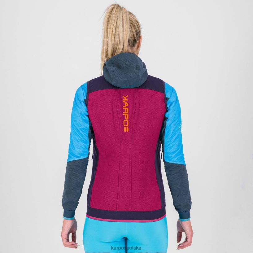kamizelka | granita/winogrona 40266X1079 kobiety Karpos alagna plus evo w kamizelce