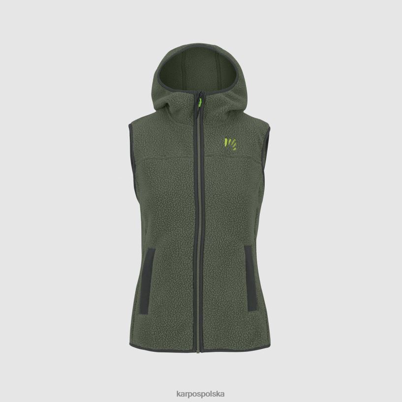 kamizelka | tymianek 40266X1091 kobiety Karpos Bluza z kapturem z lat 80. i kamizelka