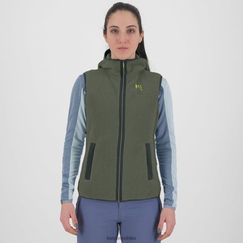 kamizelka | tymianek 40266X1091 kobiety Karpos Bluza z kapturem z lat 80. i kamizelka