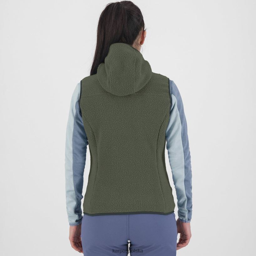 kamizelka | tymianek 40266X1091 kobiety Karpos Bluza z kapturem z lat 80. i kamizelka