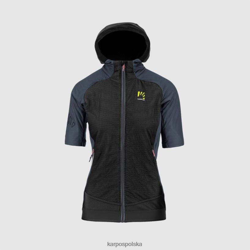 kurtka | atrament czarny/indyjski 40266X1043 kobiety Karpos alagna evo w opuchniętym