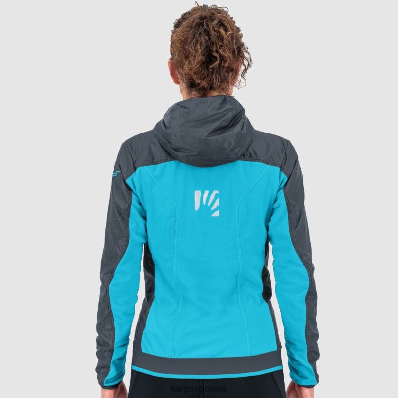 kurtka | ciemny łupek/niebieski atol 40266X1014 kobiety Karpos federa w kurtce