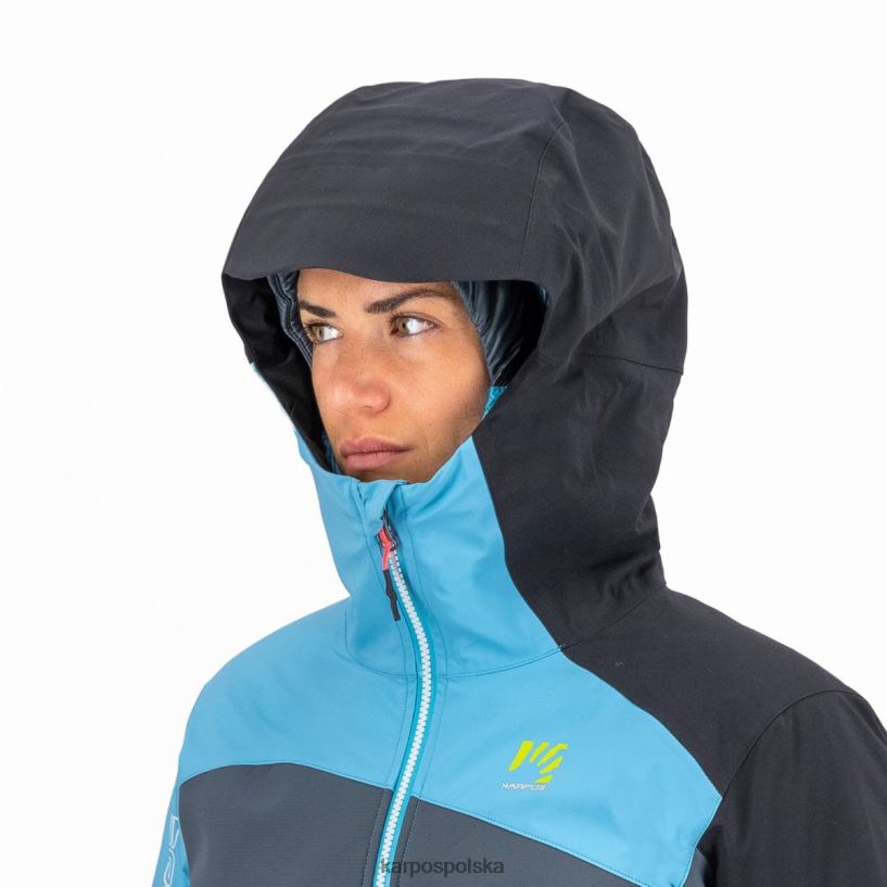 kurtka | ciemny łupek/niebieski atol/czarny 40266X977 kobiety Karpos marmolada w kurtce