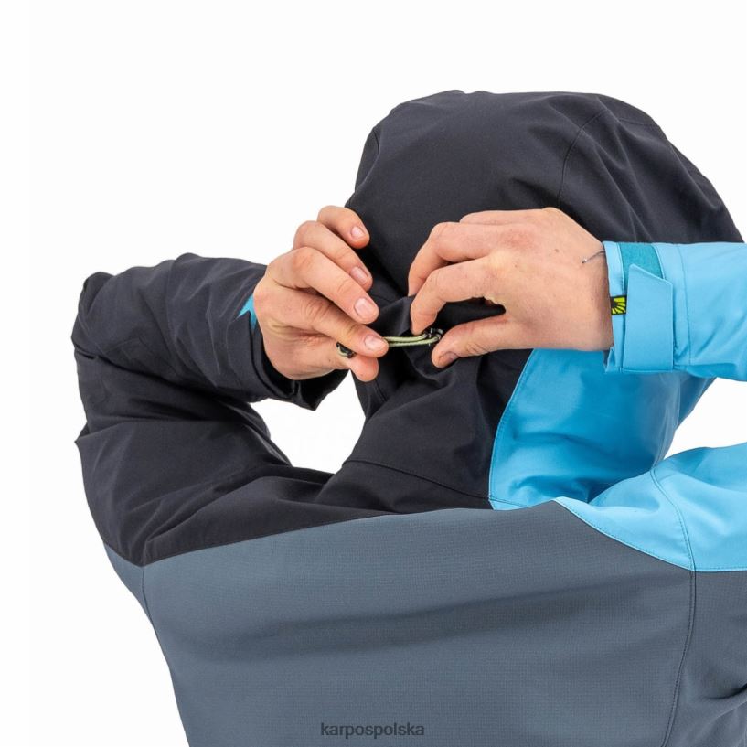 kurtka | ciemny łupek/niebieski atol/czarny 40266X977 kobiety Karpos marmolada w kurtce