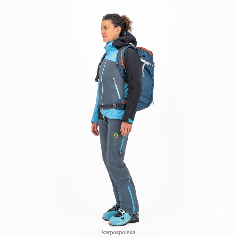 kurtka | ciemny łupek/niebieski atol/czarny 40266X977 kobiety Karpos marmolada w kurtce