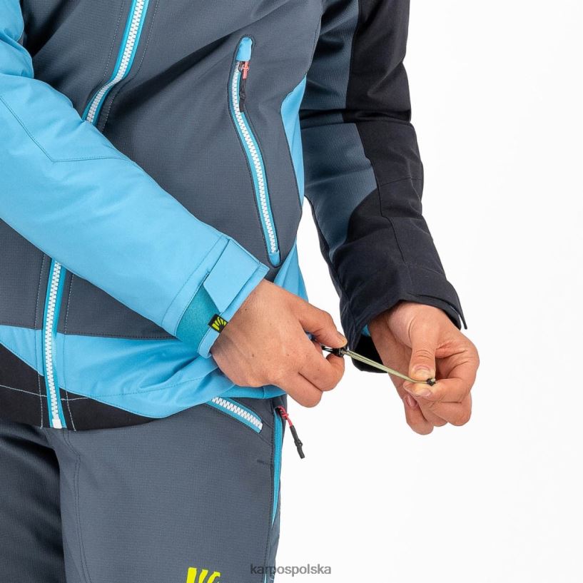 kurtka | ciemny łupek/niebieski atol/czarny 40266X977 kobiety Karpos marmolada w kurtce