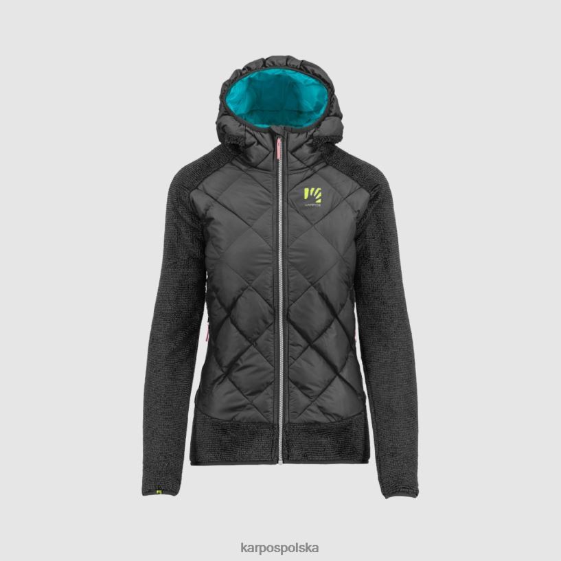 kurtka | czarny 40266X1051 kobiety Karpos marmarole w kurtce