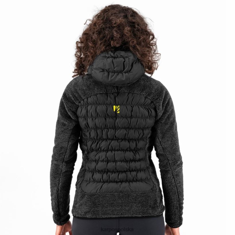 kurtka | czarny 40266X1051 kobiety Karpos marmarole w kurtce