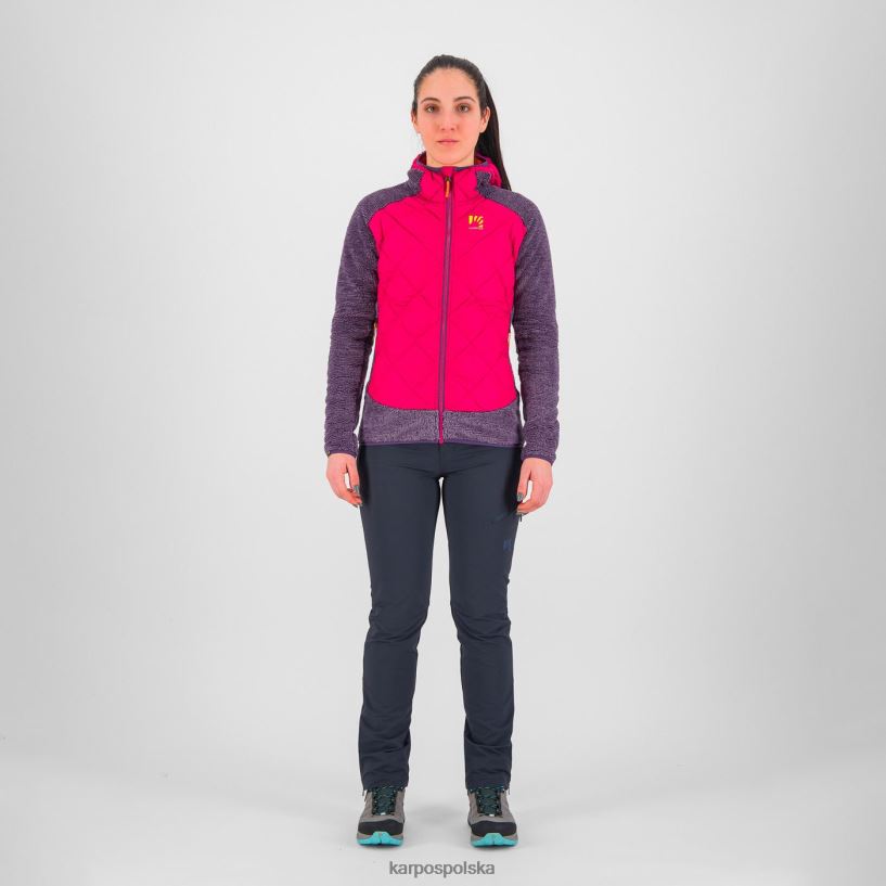 kurtka | granita/winogrona 40266X1050 kobiety Karpos marmarole w kurtce